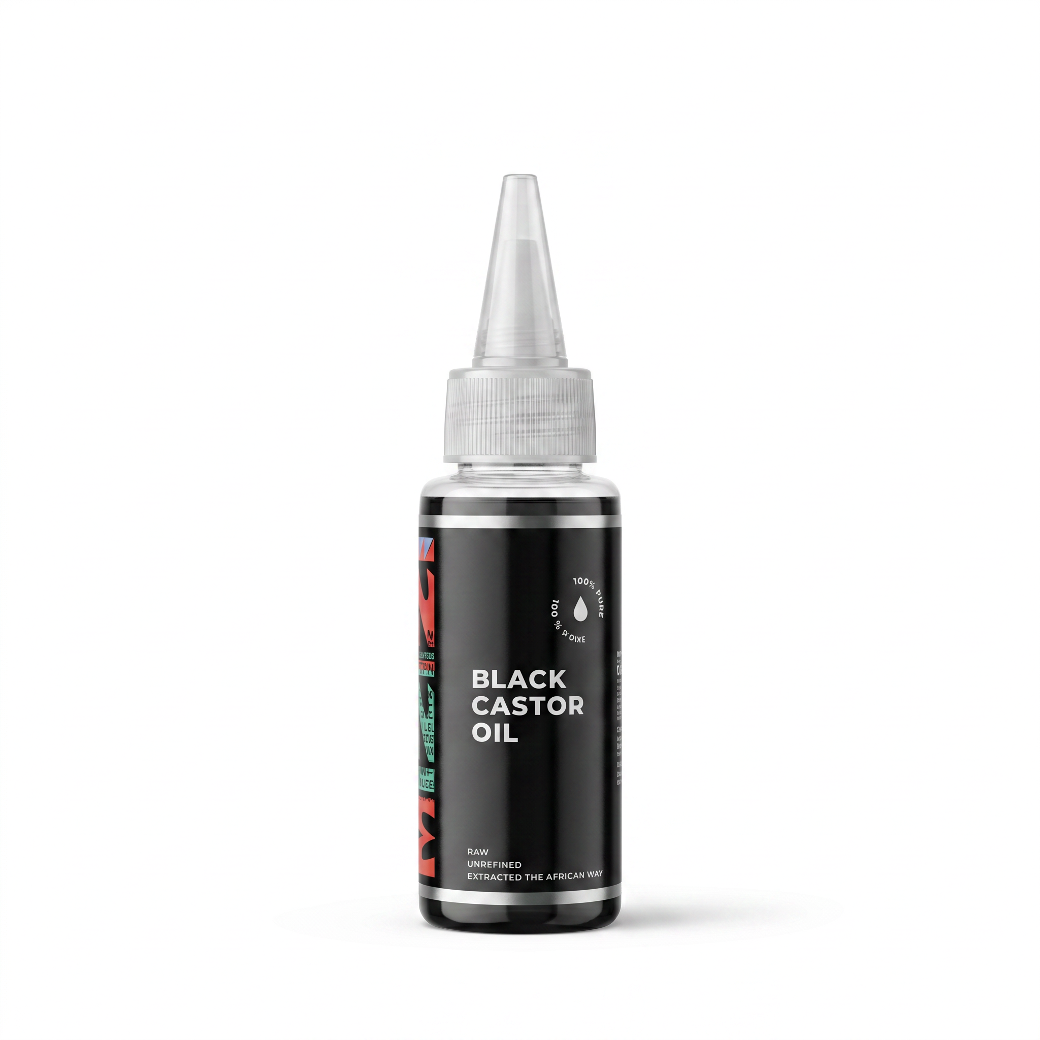 Mizizi Black Castor Oil bottle